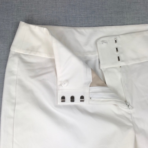 Alfani White Lace Detail Slim Pant Plus Size - Picture 3 of 6